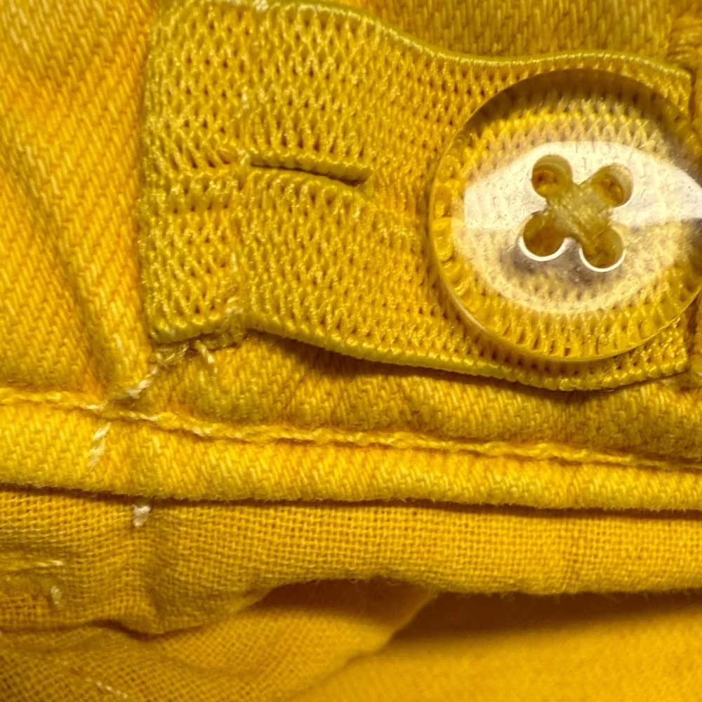 Zara Yellow Embroidered Kids Shorts